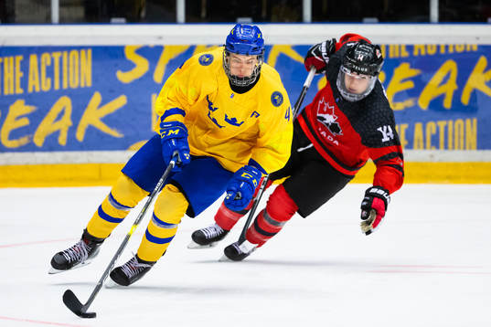 Philip Broberg of Sweden and Jamieson Rees of Canada