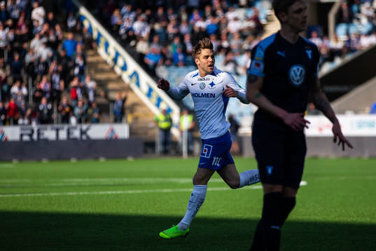 IFK Norrköpings Christoffer Nyman jublar