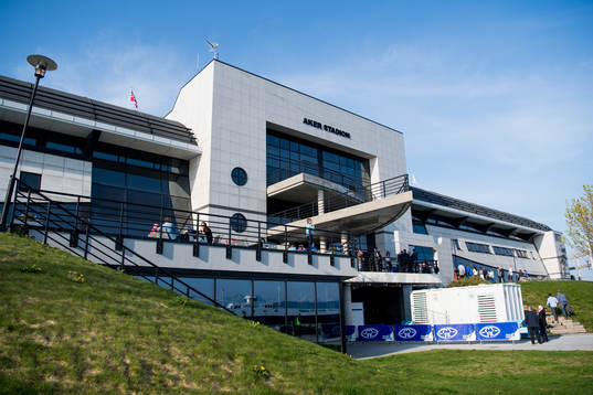 General exterior view of Aker Stadion