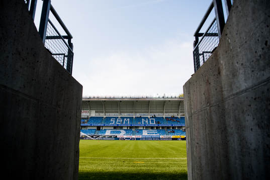 General interior view of Aker Stadion