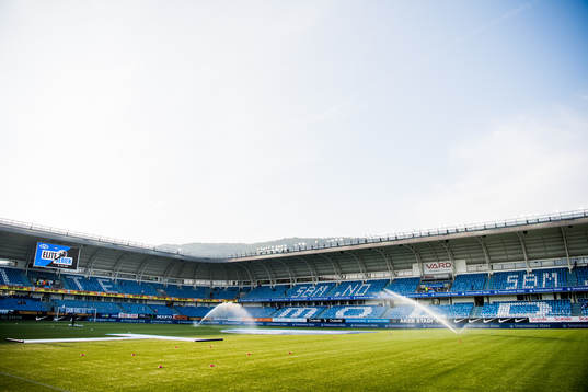 General interior view of Aker Stadion