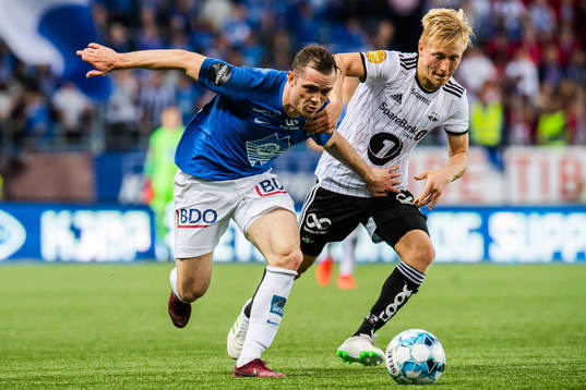 Kristoffer Haraldseid of Molde and Birger Meling of