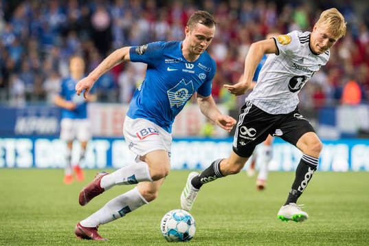 Kristoffer Haraldseid of Molde and Birger Meling of