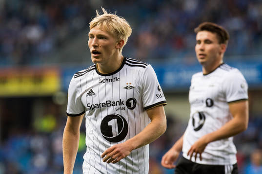 Birger Meling and Anders Trondsen of Rosenborg