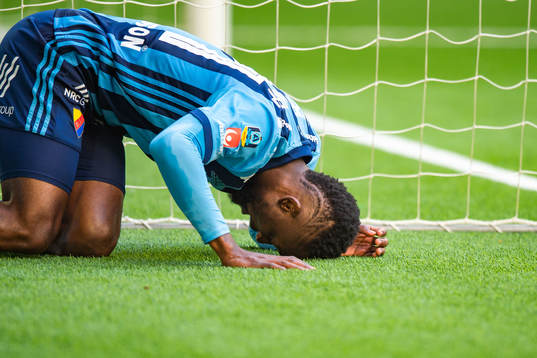 Djurgårdens Mohamed Buya Turay deppar