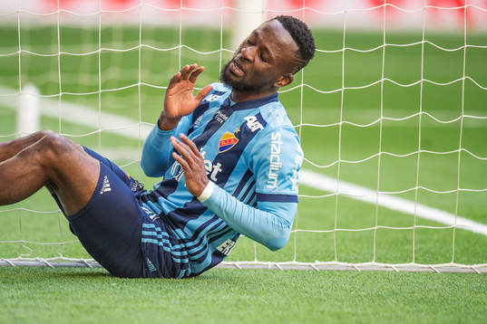Djurgårdens Mohamed Buya Turay deppar