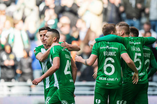 Hammarbys Nikola Djurdjic jublar