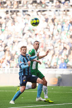 Djurgårdens Aslak Witry och Hammarbys Nikola Djurdjic
