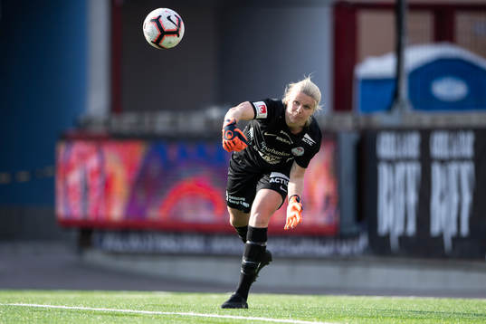 Eskilstunas målvakt Emelie Lundberg