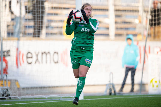 Växjös målvakt Moa Edrud