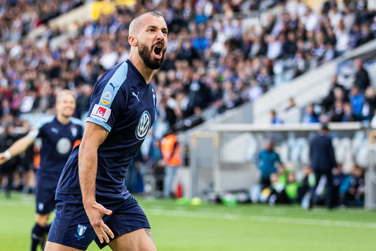 Malmö FFs Guillermo Molins jublar