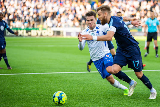 Malmö FFs Rasmus Bengtsson och IFK Norrköpings Simon