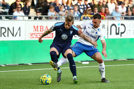 Malmö FFs Sören Rieks  och IFK Norrköpings Sead