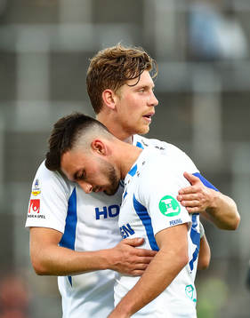 IFK Norrköpings Sead Haksabanovic och Alexander Fransson