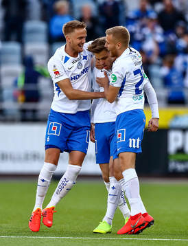 IFK Norrköpings Kasper Larsen, Christoffer Nyman och Filip