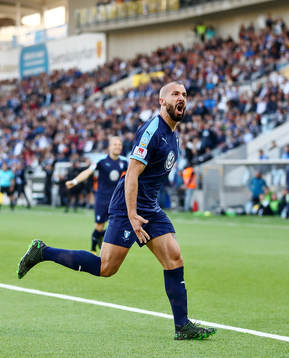 Malmö FFs Guillermo Molins jublar