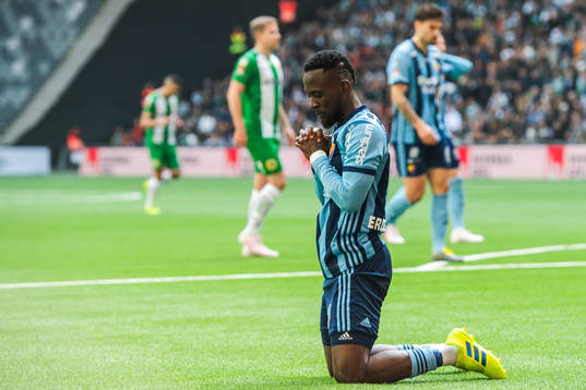 Djurgårdens Mohamed Buya Turay deppar