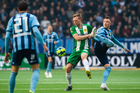 Hammarbys Tim Söderström och Djurgårdens Fredrik Ulvestad
