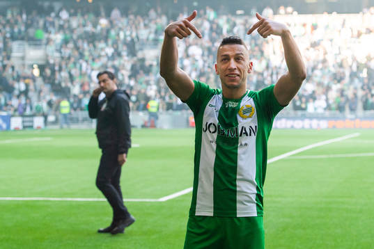 Hammarbys Nikola Djurdjic jublar