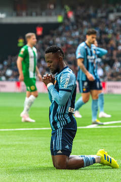 Djurgårdens Mohamed Buya Turay deppar