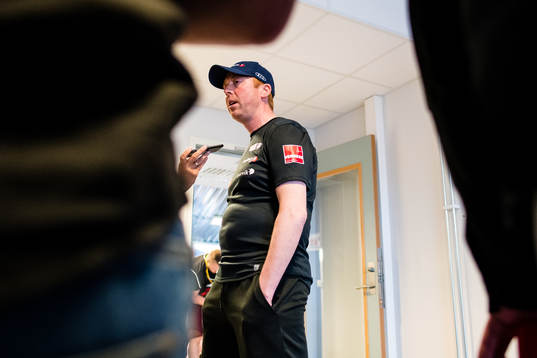 Svein Maalen, head coach of Ranheim, ater the Eliteserien