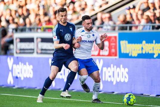 Malmö FFs Markus Rosenberg och IFK Norrköpings Sead