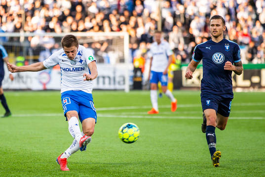 IFK Norrköpings Simon Thern och Malmö FFs Arnór