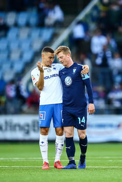 IFK Norrköpings Jordan Larsson och Malmö FFs Anders