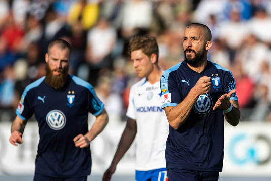 Malmö FFs Guillermo Molins reagerar