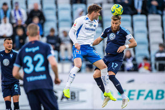 IFK Norrköpings Christoffer Nyman och Malmö FFs Rasmus