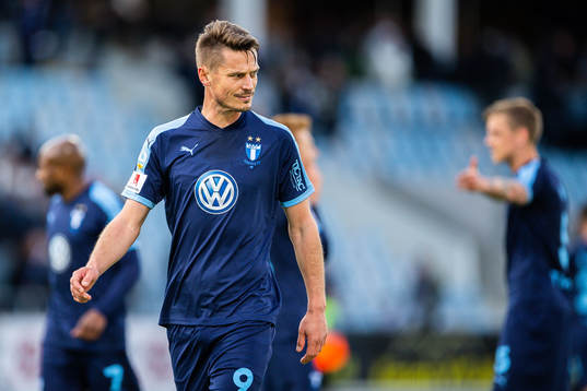 Malmö FFs Markus Rosenberg deppar