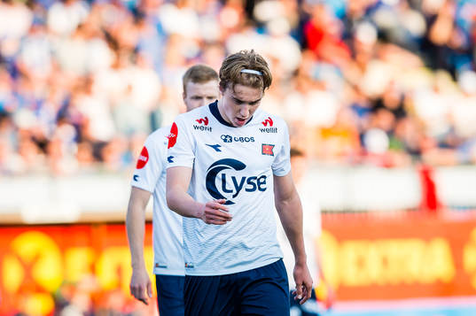 Kristian Thorstvedt of Viking looks dejected