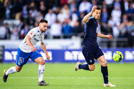 Malmö FFs Markus Rosenberg och IFK Norrköpings Sead