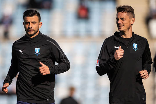Malmö FFs Behrang Safari och Markus Rosenberg