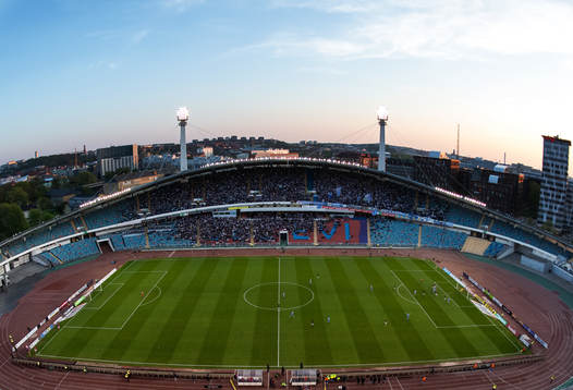 Översiktsbild av Nya Ullevi när IFK Göteborgs Patrik