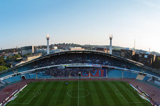 Översiktsbild av Nya Ullevi när IFK Göteborgs Giorgi