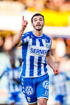 IFK Göteborgs Giorgi Kharaishvili jublar
