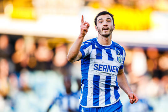 IFK Göteborgs Giorgi Kharaishvili jublar