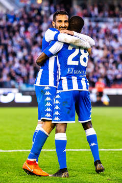 IFK Göteborgs Sargon Abraham och Alhassan Yusuf Abdullahi