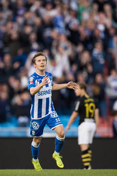 IFK Göteborgs Patrik Karlsson Lagemyr jublar