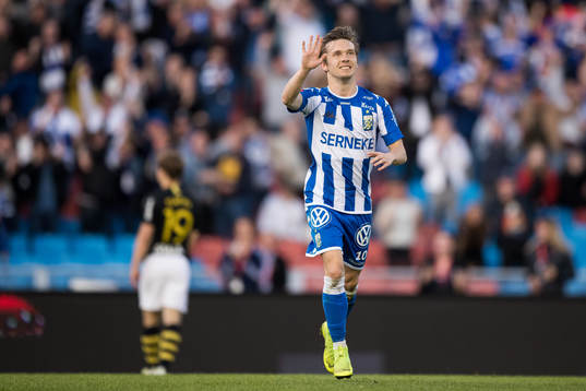 IFK Göteborgs Patrik Karlsson Lagemyr jublar