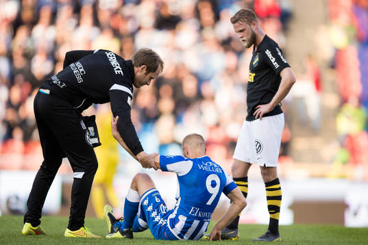 IFK Göteborgs Robin Söder tvingas utgå