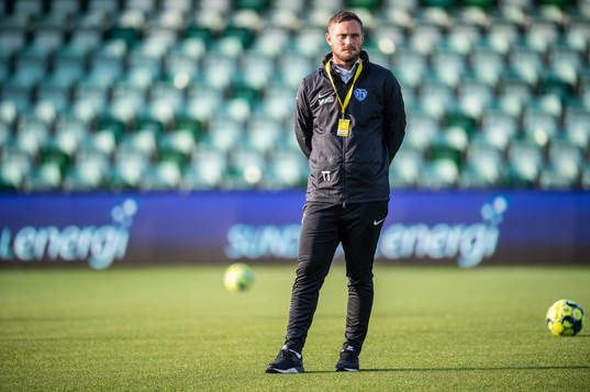 Falkenbergs assisterande tränare Tobias Tuvesson