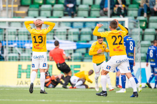 Falkenbergs Marcus Klingenberg Mathisen och John