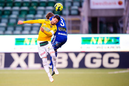 Sundsvalls David Myrestam och Falkenbergs Tibor Brink Joza