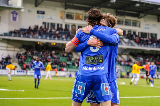 Sundsvalls Linus Hallenius jublar