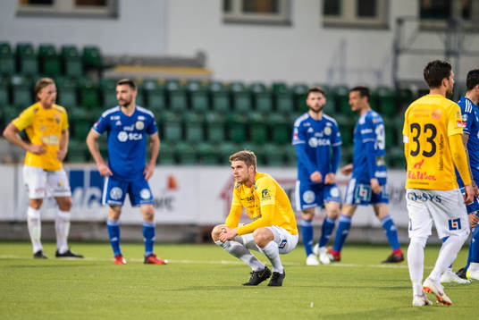 Falkenbergs Marcus Klingenberg Mathisen deppar