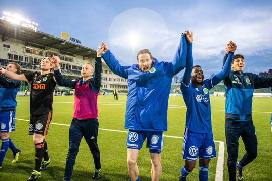 Sundsvall och Linus Hallenius jublar