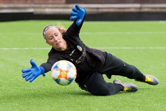 Göteborgs målvakt Loes Geurts