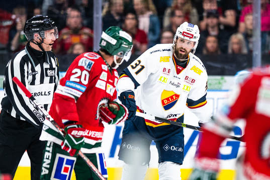 Frölundas Joel Lundqvist och Djurgårdens Dick Axelsson